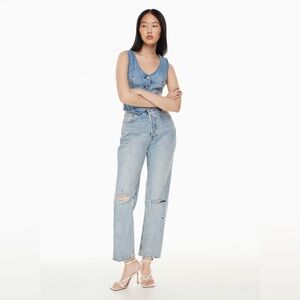 Aritzia Denim Forum The Joni High Rise Loose 29L, blue size 23